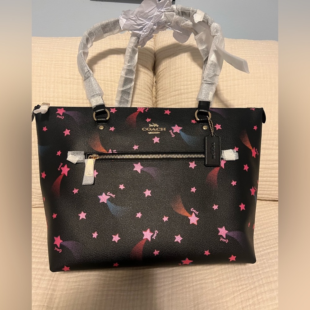 NWT Coach disco star gallery tote